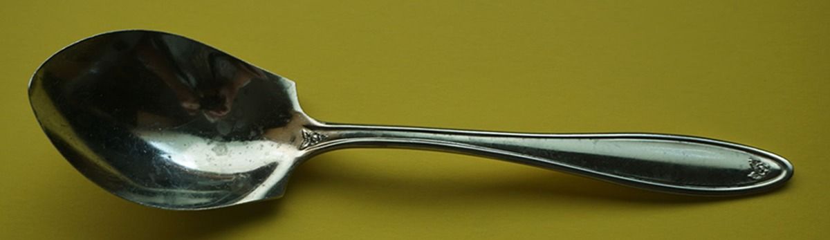 AKL8 (Silverplate) Sugar Spoon by Alaska-1