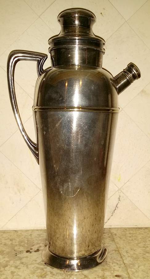 5575-2 (Silverplate, Hollowware) Silverplate Martini Shaker by Apollo (American)-1