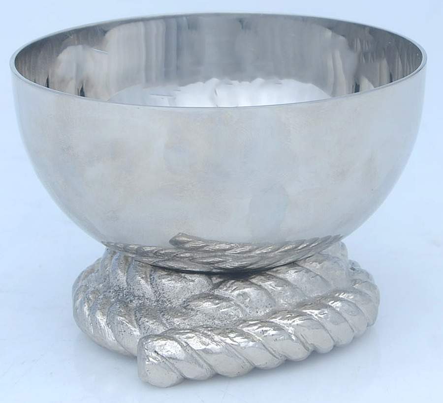 Rope (Nickelplate, Hollowware) Nut Dish by Michael Aram-1