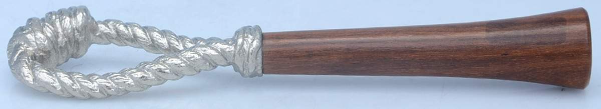 Rope (Nickelplate, Hollowware) Drink Muddler Spoon by Michael Aram-1