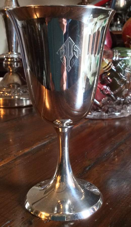 26L (Sterling, Hollowware) Water Goblet by AG Schultz-1