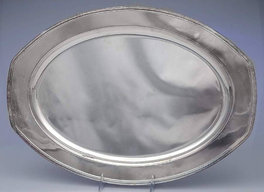 A1601 (Silverplate, Hollowware) 18" Oval Serving Platter by Andover Silveplate Co-1