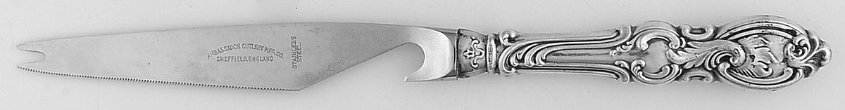 SSD3 (Sterling) Hollow Handle Bar Knife by Sheffield Silver Co (England)-1
