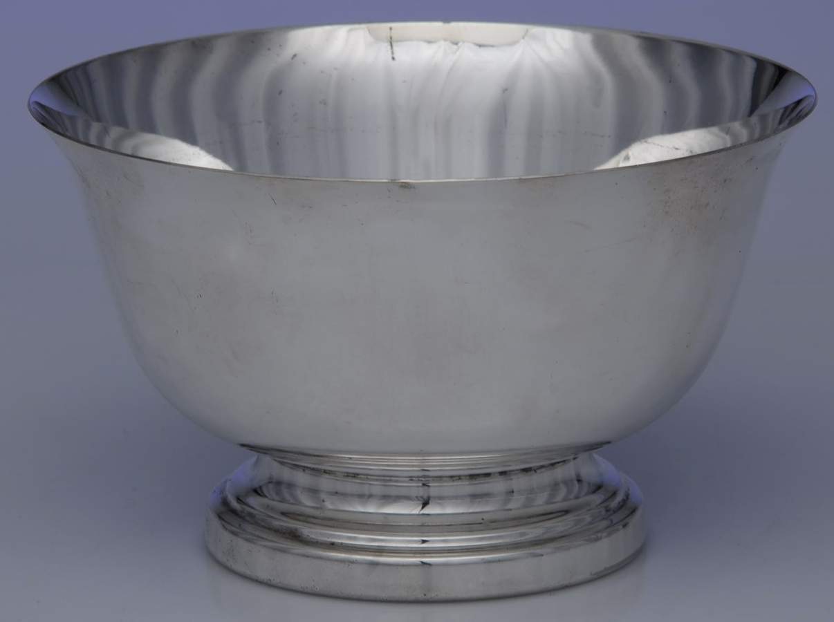 Paul Revere Bowls (Silverplate, Hollowware) 6" Paul Revere Bowl by Academy-1