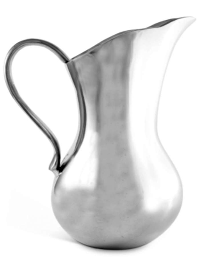 Scallop (Aluminum, Hollowware) 44 Oz Water Pitcher by Arthur Court-1