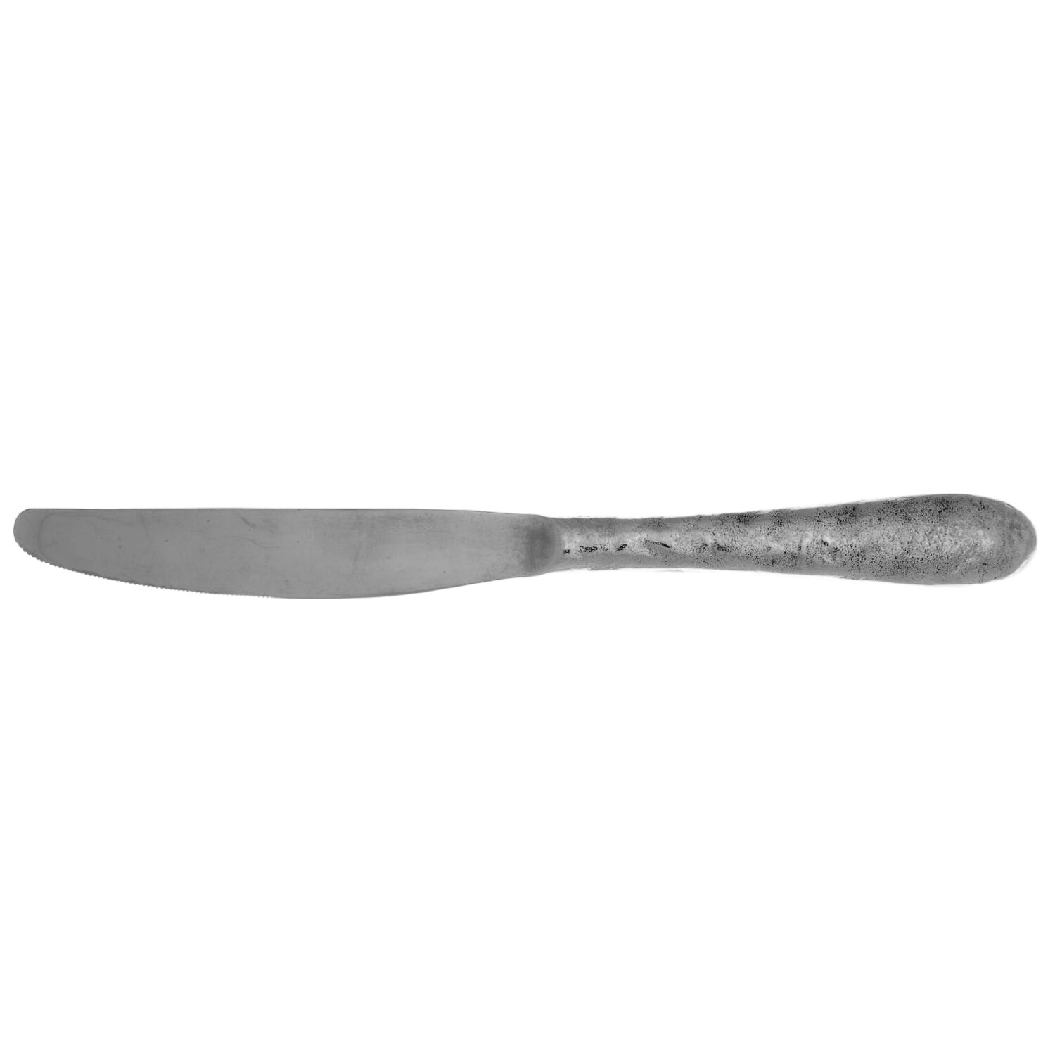 Cast Iron (Stainless) Modern Solid Knife by Michael Aram-1