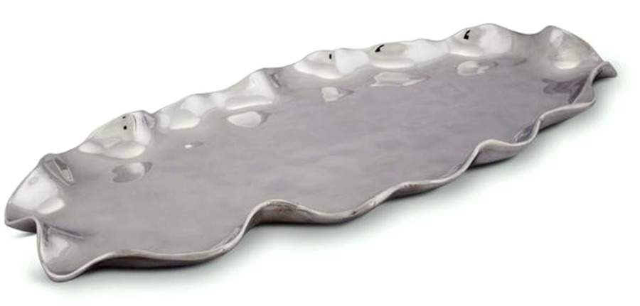 Carmel (Aluminum, Hollowware) 20" Oval Tray by Arthur Court-1
