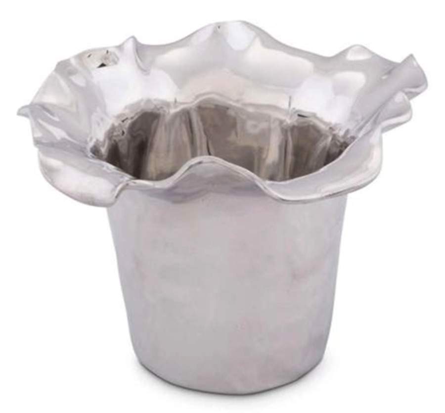 Carmel (Aluminum, Hollowware) Ice Bucket by Arthur Court-1