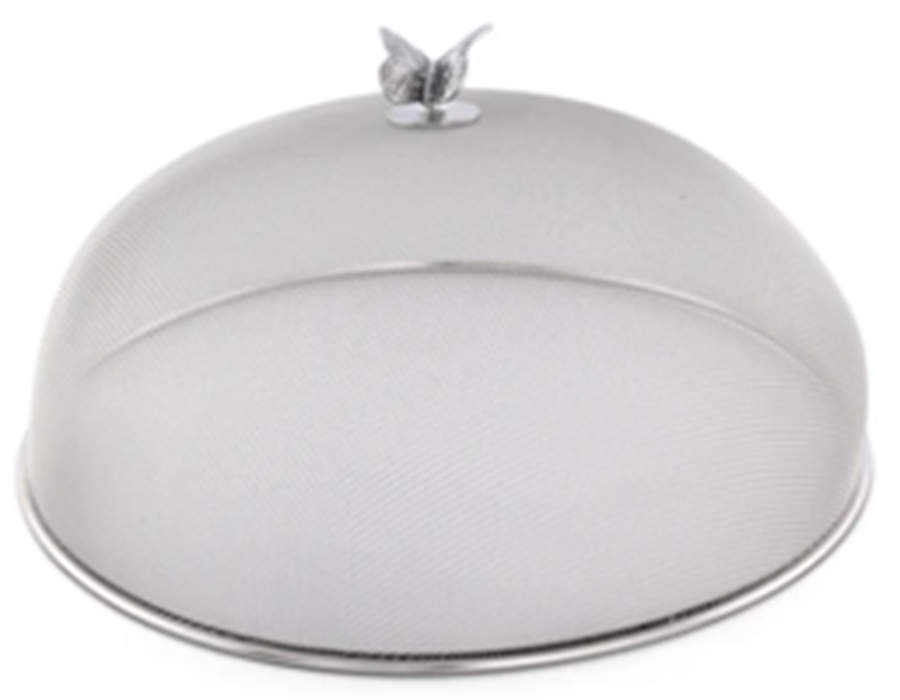 Butterfly (Aluminum, Serveware) 16" Mesh Dome Picnic Cover by Arthur Court-1