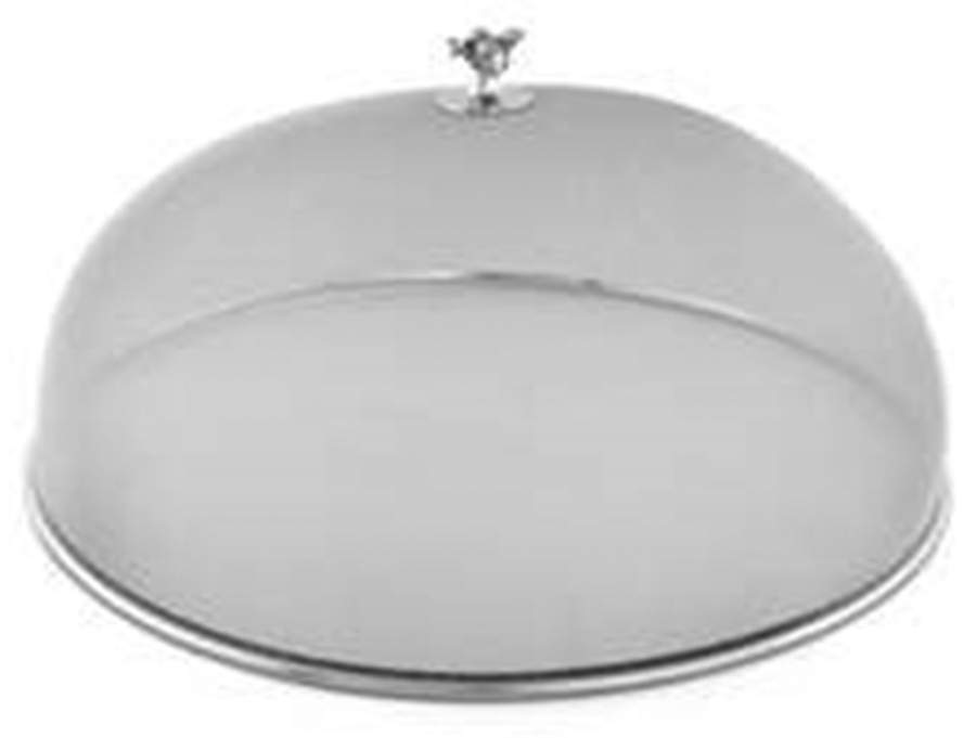 Dogwood (Aluminum, Hollowware) 16" Mesh Dome Picnic Cover by Arthur Court-1