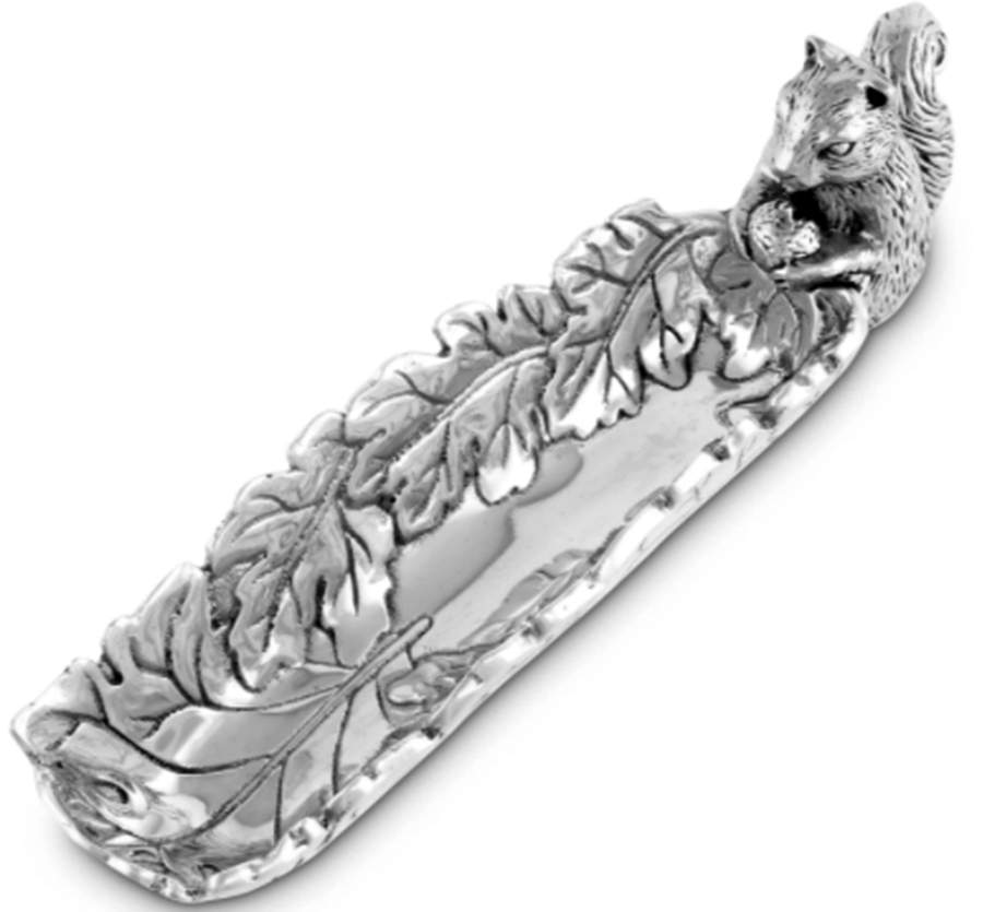 Forest (Aluminum, Hollowware) Cracker Tray by Arthur Court-1