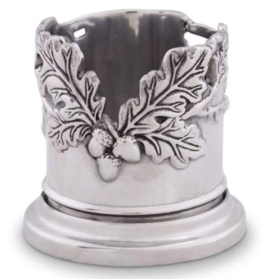 Forest (Aluminum, Hollowware) Wine Bottle Coaster by Arthur Court-1