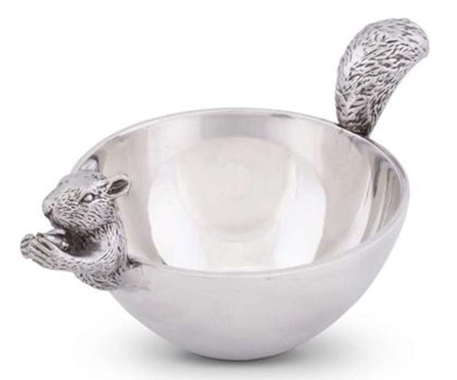 Forest (Aluminum, Hollowware) Nut Serving Bowl by Arthur Court-1