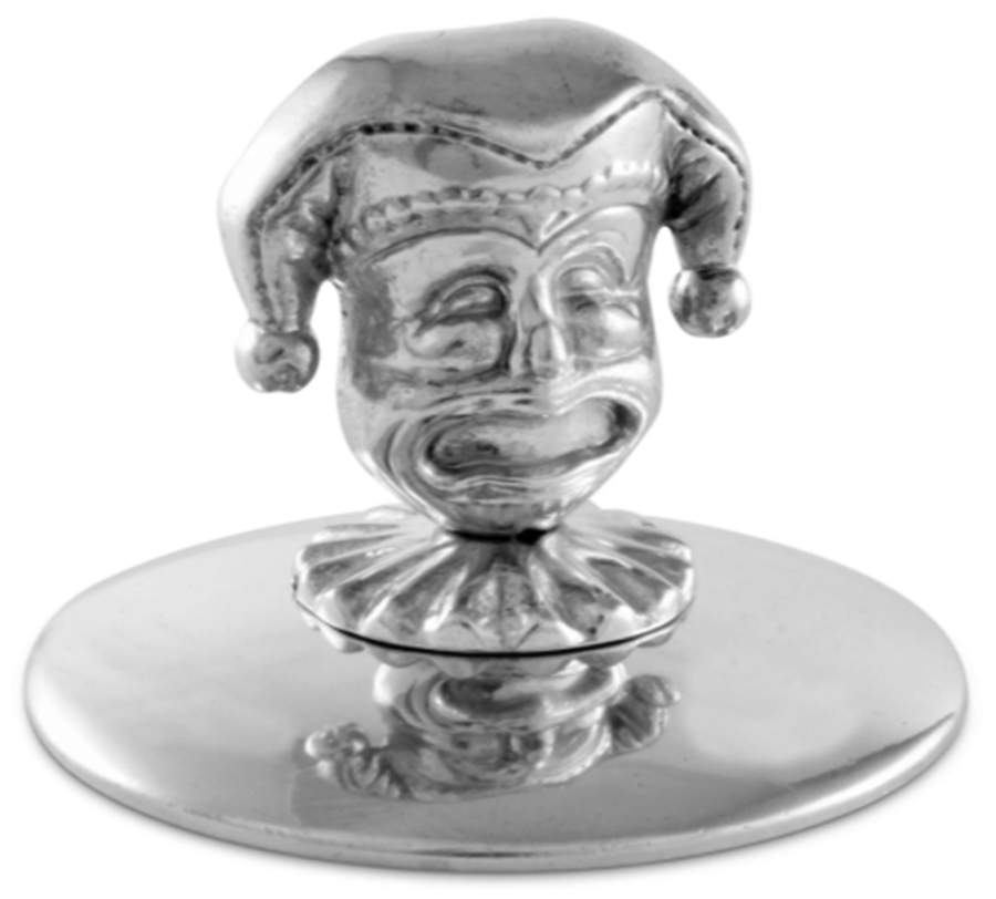 Mardi Gras (Aluminum, Hollowware) Napkin Weight by Arthur Court-1