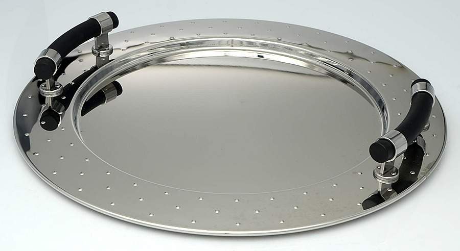 Mgvass (Stainless, Hollowware) 19" Round Tray by Alessi-1
