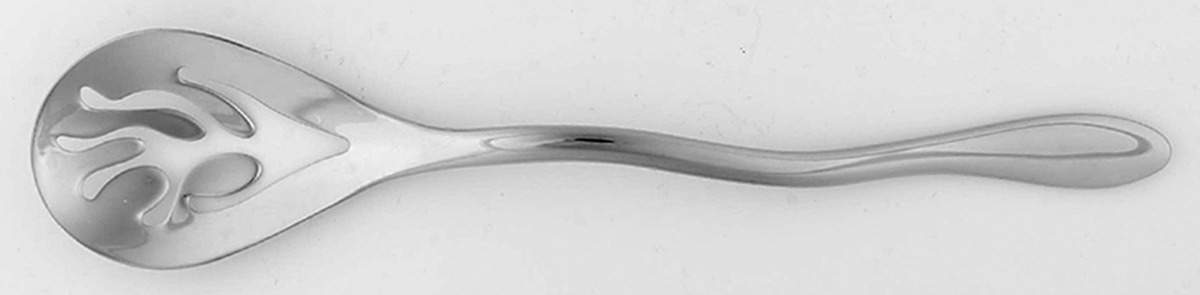 Mediterraneo (Stnls, Hollowware) Solid Salad Serving Spoon by Alessi-1