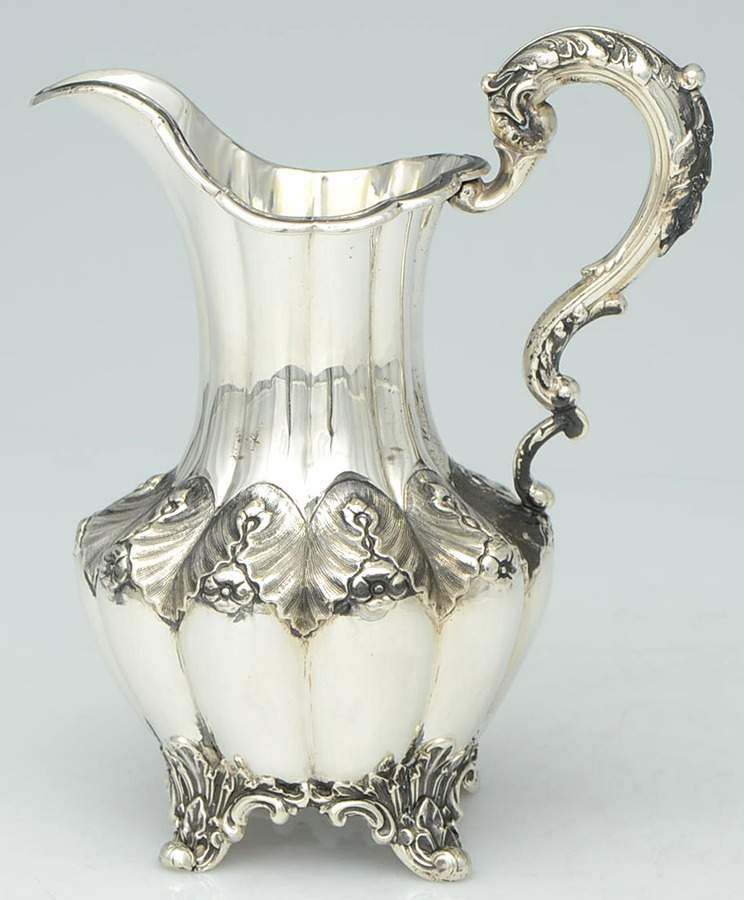 1WS1 (Sterling, Hollowware) Creamer by William Smiley-1