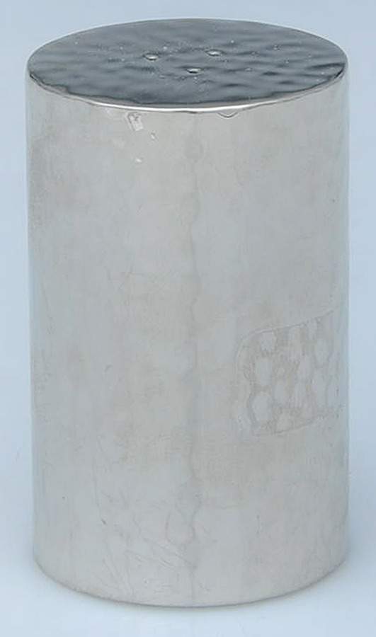 Hammertone (Nickelplate, Hollowware) Salt Shaker by Michael Aram-1