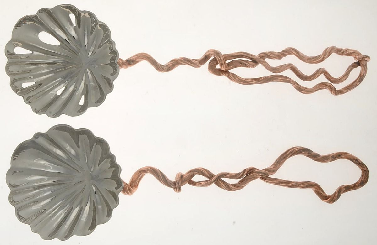 Gourd & Vine (Stainless) (2 Pc) Serving Set (SES, SESP) by Michael Aram-1