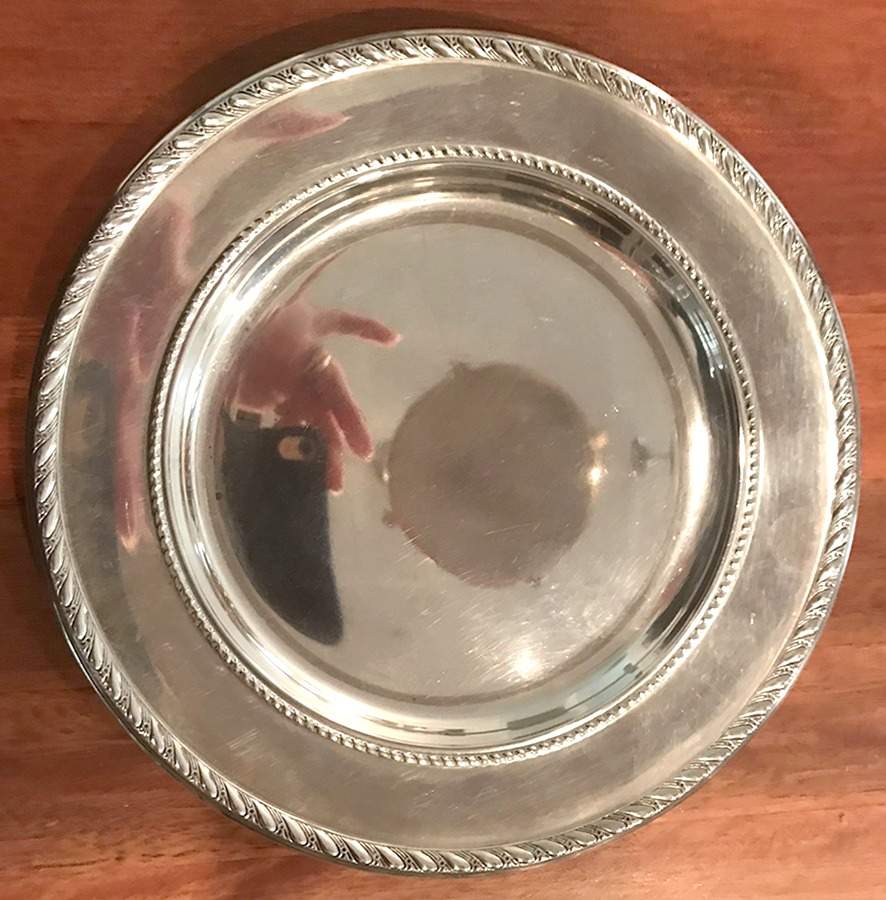 E1007 (Sterling, Hollowware) Bread Plate by Alvin-1