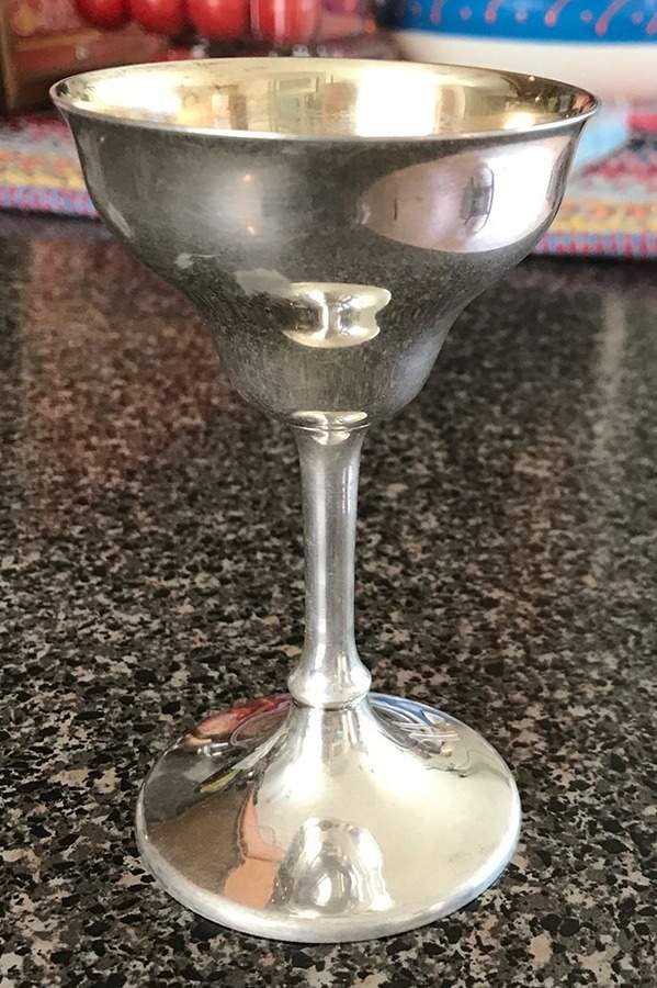 23 (Sterling, Hollowware) Wine Goblet by Andrew Taylor-1