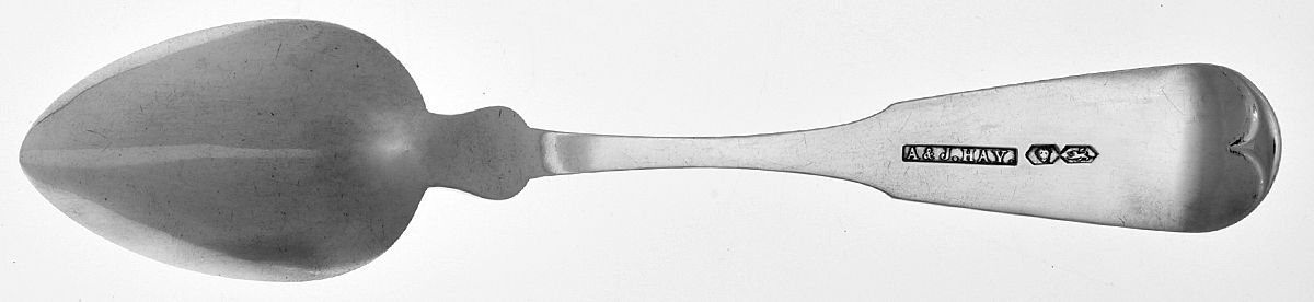 Coin Silver Flatware Teaspoon by A and J Hay-2