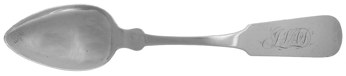 Coin Silver Flatware Teaspoon by Andrew C. Benedict-1
