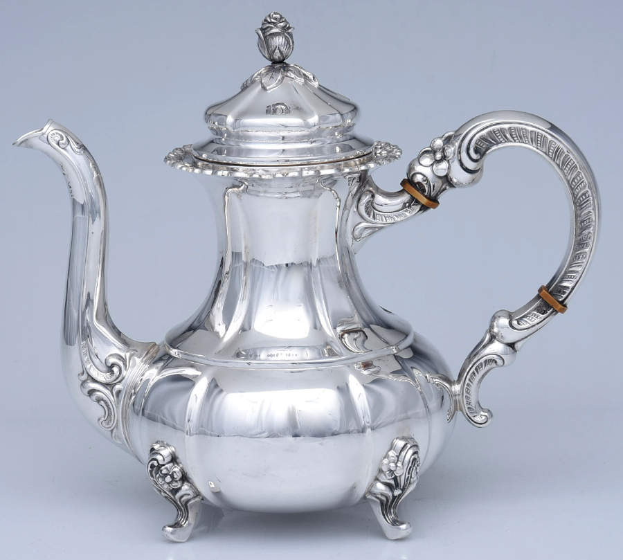 AHD2 (Sterling, Hollowware) Coffee Pot by ALT-Heidelberg Silver-1