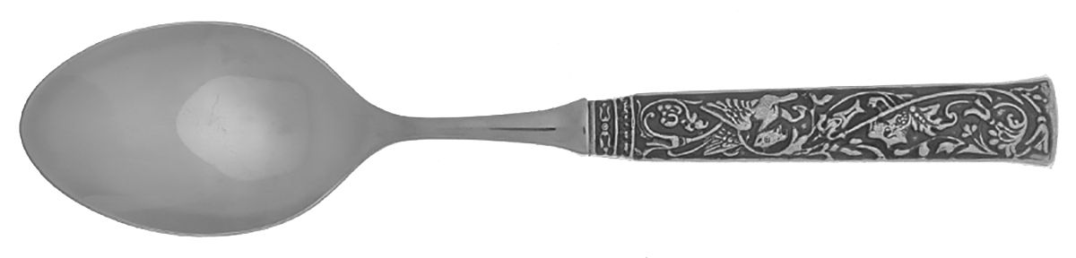 AJN3 (Silverplate) Place/Oval Soup Spoon by Alain Saint Joanis-1