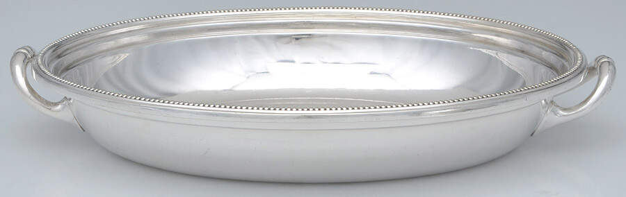1642 (Silverplate, Hollowware) 10" Oval Double Vegetable No Lid by Army&Navy Cooperativ-1