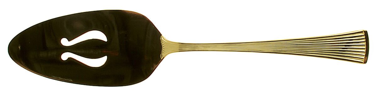 Golden St. Moritz (Gold Electroplate) Solid Pierced Pie Server by Barclay Geneve-1