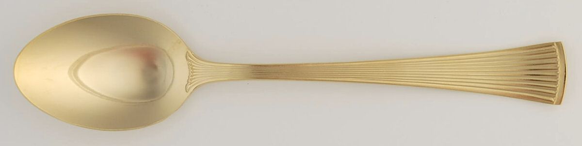 Golden St. Moritz (Gold Electroplate) Place/Oval Soup Spoon by Barclay Geneve-1