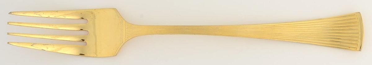 Golden St. Moritz (Gold Electroplate) Fork by Barclay Geneve-1