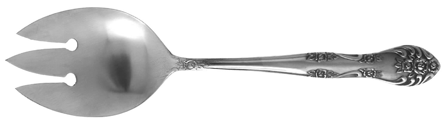 BAG3 (STAINLESS) Solid Salad Serving Fork by Barclay Geneve-1