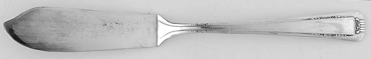 Baroness I (Silverplate, 1940) Flat Handle Master Butter Knife by Baroness-1