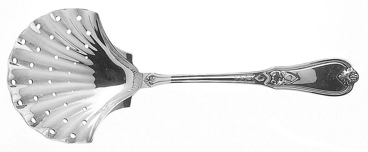Alicante (Silverplate) Pierced Vegetable Serving Spoon by Buccellati-1