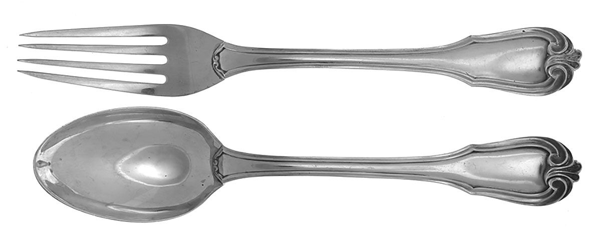 Borgia (Sterling) Solid Serving Set by Buccellati-1