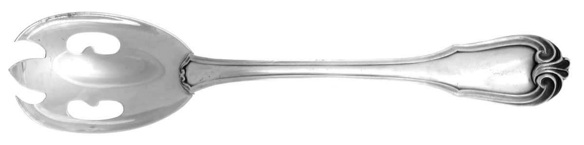 Borgia (Sterling) Solid Salad Serving Fork by Buccellati-1