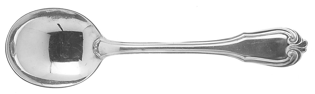 Borgia (Sterling) Round Bowl Soup Spoon (Cream Soup) by Buccellati-1