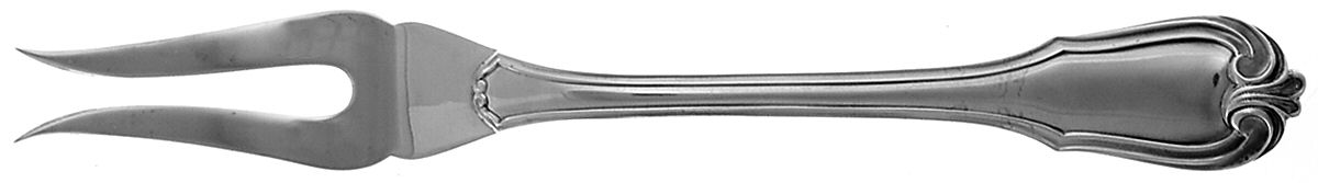Borgia (Sterling) Large 2-Tine Cold Meat Serving Fork by Buccellati-1