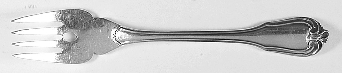 Borgia (Sterling) Individual Old Style Solid Fish Fork by Buccellati-1
