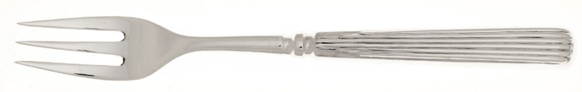 Doric (Sterling) Individual Hollow Handle Cake Fork w/Sterling Tines by Buccellati-1