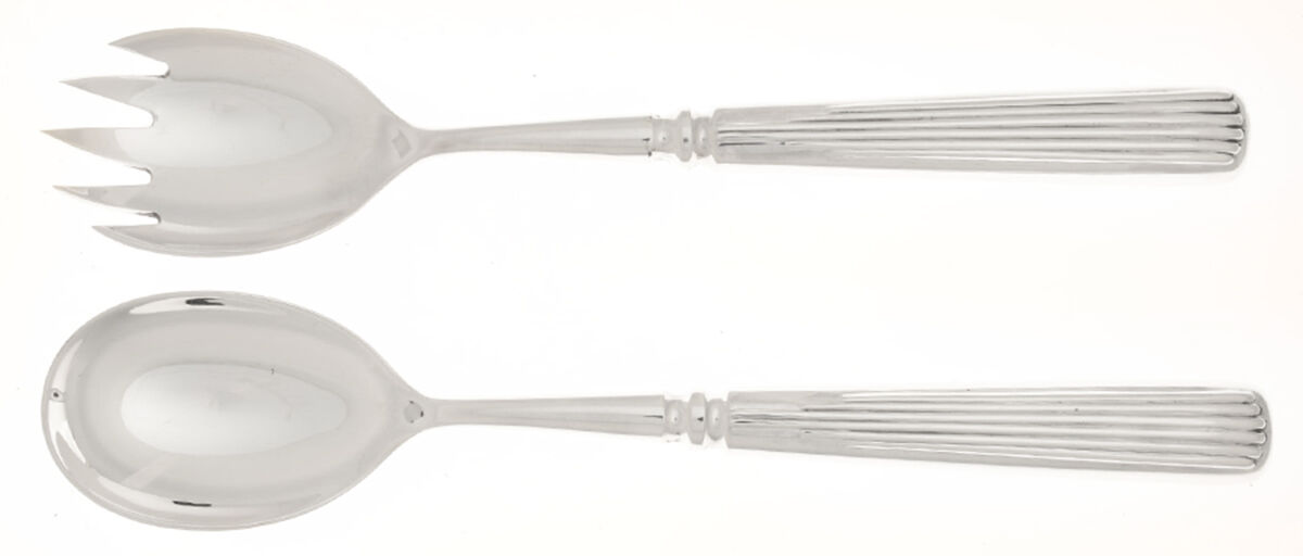 Doric (Sterling) Hollow Handle 2-Piece Salad Set by Buccellati-1