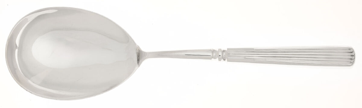 Doric (Sterling) Hollow Handle Serving Spoon with Sterling Bowl by Buccellati-1