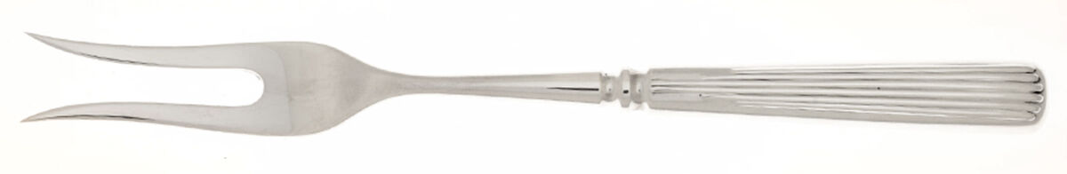 Doric (Sterling) Large Hollow Handle Sterling-Prong Carving Fork by Buccellati-1