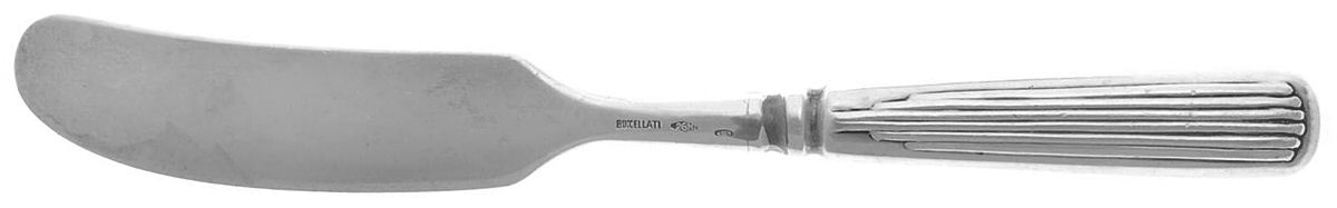 Doric (Sterling) Hollow Handle Butter Spreader, Sterling Blade by Buccellati-1