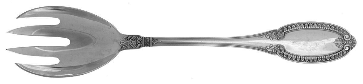 Empire-Impero (Sterling) Solid Salad Serving Fork by Buccellati-1