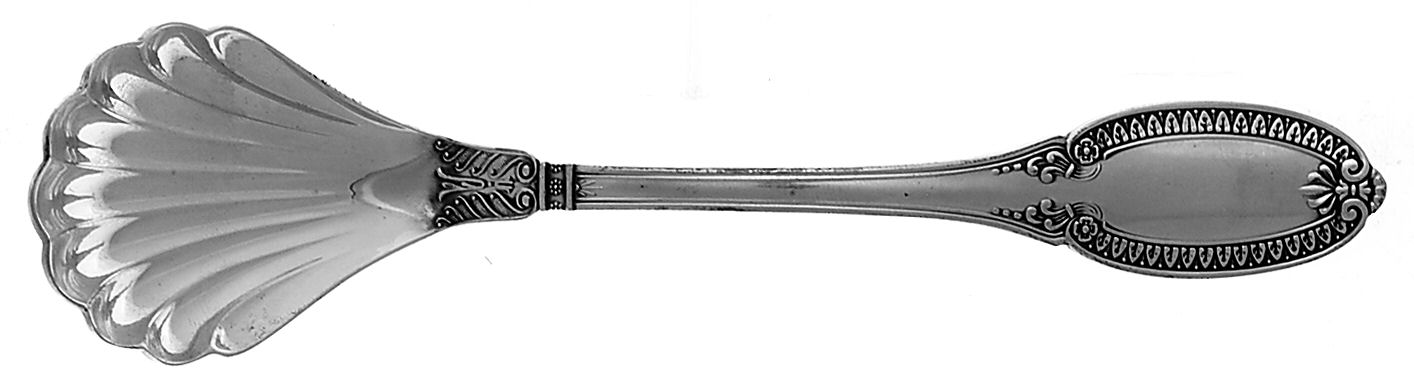 Empire-Impero (Sterling) Sugar Shell Spoon by Buccellati-1
