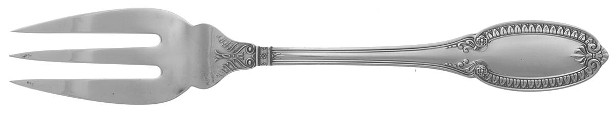Empire-Impero (Sterling) Large Individual Solid Fish/Salad Fork by Buccellati-1