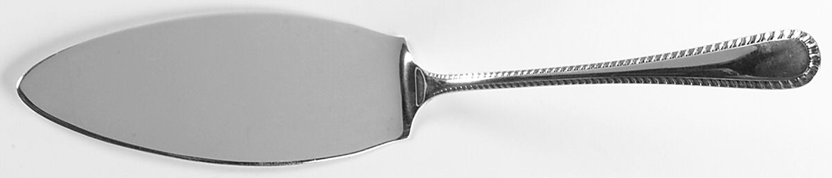 Italian Feather Edge (Sterling, Italy) Solid Pie Server by Buccellati-1